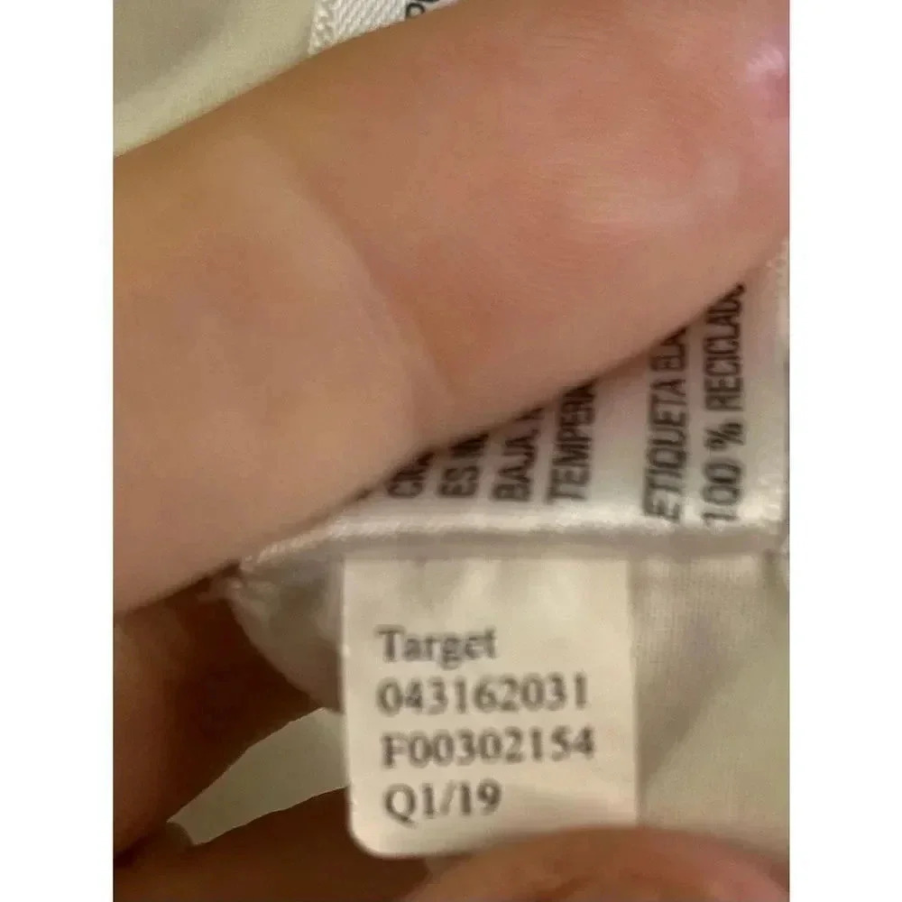 Goodfellow Men’s White Short Sleeve‎ Button Front Pineapple Print Shirt Sz XXL - Picture 6 of 7